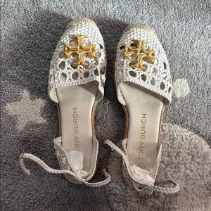 Tory Burch Eleanor D'Orsay Flat Espadrille